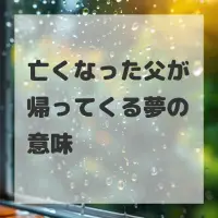 亡くなった父が帰ってくる夢のサムネイル画像