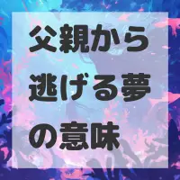 父親から逃げる夢のサムネイル画像