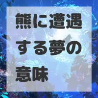 熊に遭遇する夢のサムネイル画像