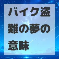 バイク盗難の夢のサムネイル画像