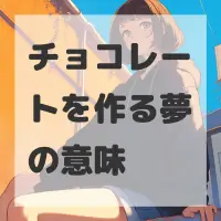 チョコレートを作る夢のサムネイル画像