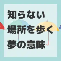知らない場所を歩く夢のサムネイル画像