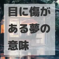 目に傷がある夢のサムネイル画像