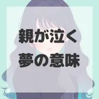 親が泣く夢のサムネイル画像
