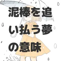 泥棒を追い払う夢のサムネイル画像