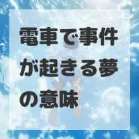 電車で事件が起きる夢のサムネイル画像