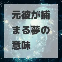 元彼が捕まる夢のサムネイル画像