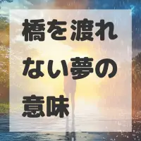 橋を渡れない夢のサムネイル画像
