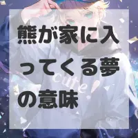 熊が家に入ってくる夢のサムネイル画像