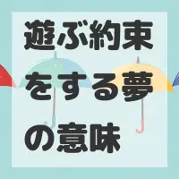 遊ぶ約束をする夢のサムネイル画像