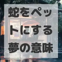 蛇をペットにする夢のサムネイル画像
