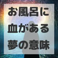 お風呂に血がある夢のサムネイル画像