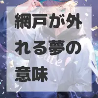 網戸が外れる夢のサムネイル画像