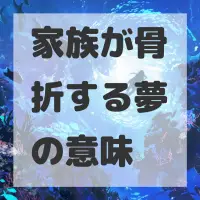家族が骨折する夢のサムネイル画像