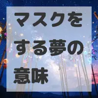 マスクをする夢のサムネイル画像