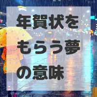 年賀状をもらう夢のサムネイル画像
