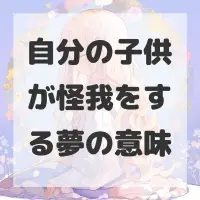 自分の子供が怪我をする夢のサムネイル画像