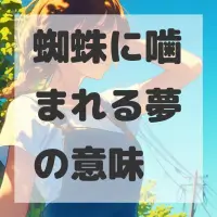 蜘蛛に噛まれる夢のサムネイル画像