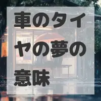 車のタイヤの夢のサムネイル画像