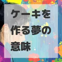 ケーキを作る夢のサムネイル画像