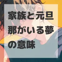 家族と元旦那がいる夢のサムネイル画像