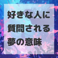 好きな人に質問される夢のサムネイル画像