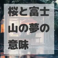 桜と富士山の夢のサムネイル画像