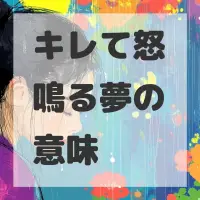 キレて怒鳴る夢のサムネイル画像