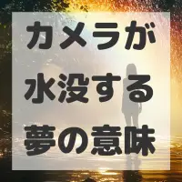 カメラが水没する夢のサムネイル画像