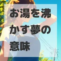 お湯を沸かす夢のサムネイル画像