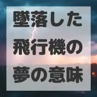 墜落した飛行機の夢のサムネイル画像