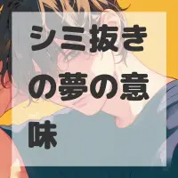 シミ抜きの夢のサムネイル画像