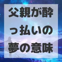 父親が酔っ払いの夢のサムネイル画像