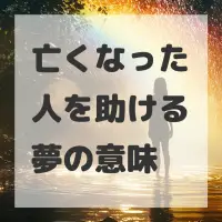 亡くなった人を助ける夢のサムネイル画像