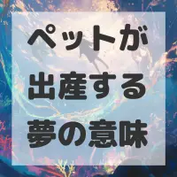 ペットが出産する夢のサムネイル画像