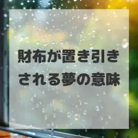 財布が置き引きされる夢のサムネイル画像