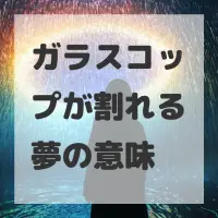 ガラスコップが割れる夢のサムネイル画像