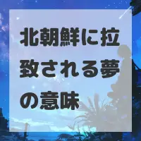 北朝鮮に拉致される夢のサムネイル画像