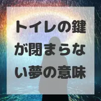 トイレの鍵が閉まらない夢のサムネイル画像