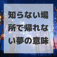 知らない場所で帰れない夢のサムネイル画像