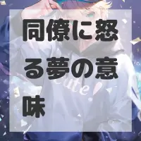 同僚に怒る夢のサムネイル画像