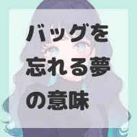 バッグを忘れる夢のサムネイル画像
