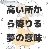 高い所から降りる夢のサムネイル画像