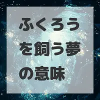 ふくろうを飼う夢のサムネイル画像