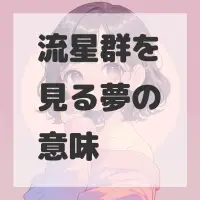 流星群を見る夢のサムネイル画像