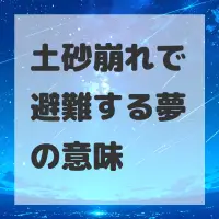 土砂崩れで避難する夢のサムネイル画像