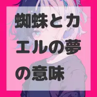 蜘蛛とカエルの夢のサムネイル画像