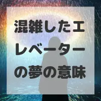 混雑したエレベーターの夢のサムネイル画像