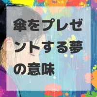 傘をプレゼントする夢のサムネイル画像