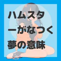 ハムスターがなつく夢のサムネイル画像